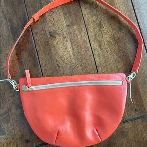 Clare V Grande Fanny Poppy NEW